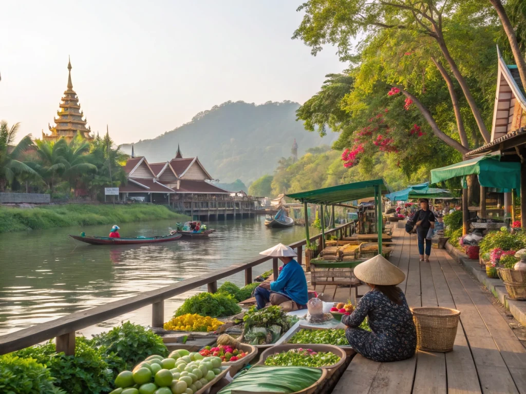 Khanom Green Market ที่ตลาดริมน้ำขนอม